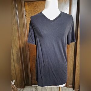 Express Charcoal V-Neck Tee